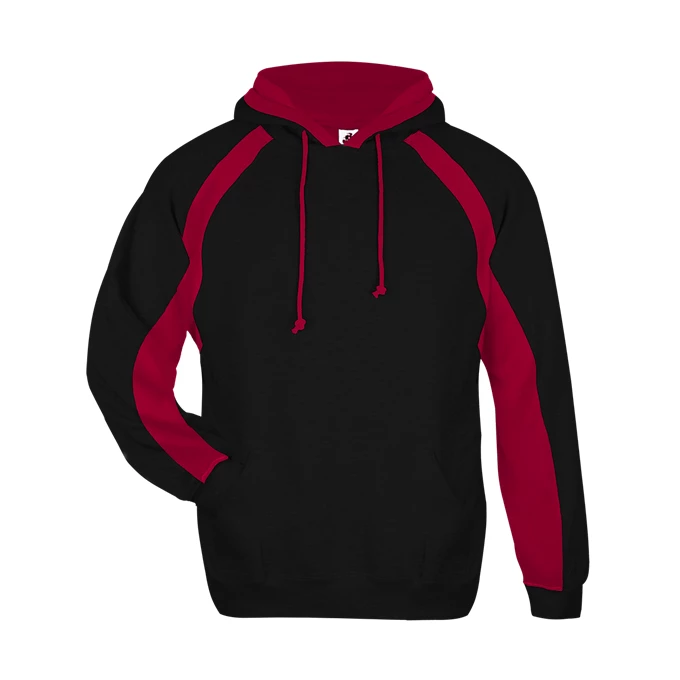 Badger Mens Hook Athletic Fleece Hood 3 Badger Mens Hook Athletic Fleece Hood