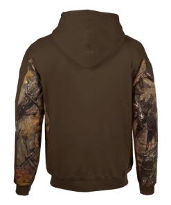 Badger Mens Force Colorblock Athletic Fleece Hood 7 Badger Mens Force Colorblock Athletic Fleece Hood -Schutt Sales Store 1264 Back