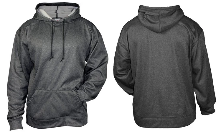 Badger Adult Pro Heather Fleece Hoody 3 Badger Adult Pro Heather Fleece Hoody