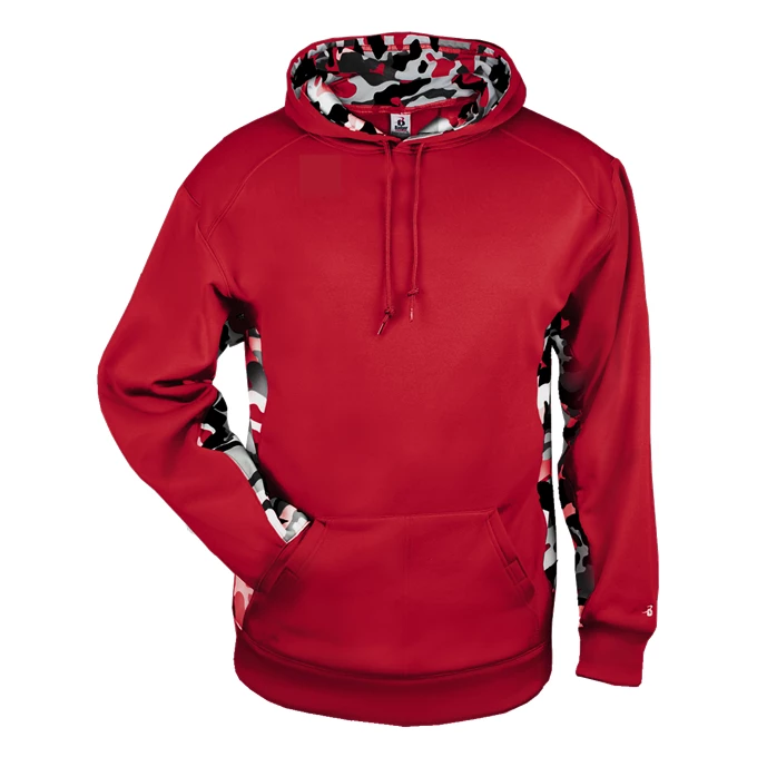 Badger Womens Camo C/B Sublimated Performance Fleece Hood 2 Badger Womens Camo C/B Sublimated Performance Fleece Hood