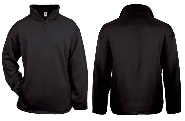 Badger Adult 1/4 Zip Poly Fleece Pullover 3 Badger Adult 1/4 Zip Poly Fleece Pullover