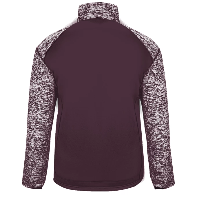 Badger Mens Blend Sport Fleece 1/4 Zip Fleece Pullover 5 Badger Mens Blend Sport Fleece 1/4 Zip Fleece Pullover - Image 3