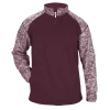 Badger Mens Blend Sport Fleece 1/4 Zip Fleece Pullover 2 Badger Mens Blend Sport Fleece 1/4 Zip Fleece Pullover -Schutt Sales Store 1487 MA