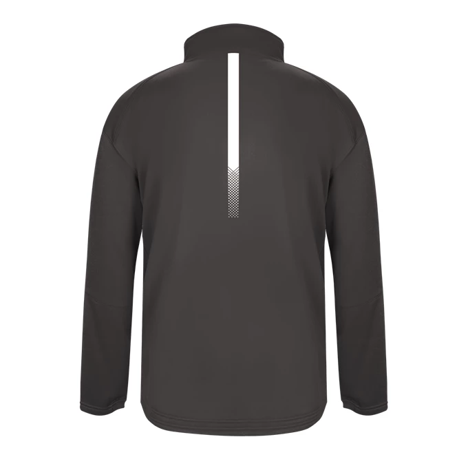 Badger Mens Sideline Fleece 1/4 Zip Fleece Hood 5 Badger Mens Sideline Fleece 1/4 Zip Fleece Hood - Image 3