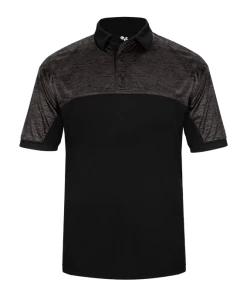 Badger Mens Tonal Blend Performance Polo Tee