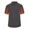 Badger Mens Performance Drive Polo 2 Badger Mens Performance Drive Polo -Schutt Sales Store 3346 Gray20Brunt20Ornage
