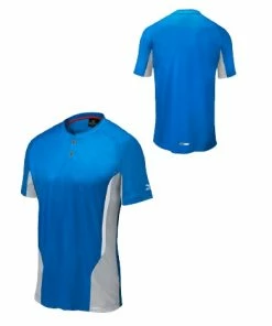 Mizuno Mens Elite 2 Button Baseball Jersey