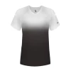 Badger Womens Ombre V-Neck Tee -Schutt Sales Store 420700 bkom