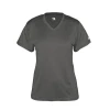 Badger Womens Pro Heather V-Neck Tee -Schutt Sales Store 436200 caht