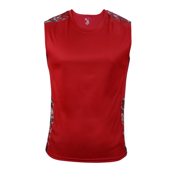 Badger Mens Digital Fitted Sleeveless Tee 3 Badger Mens Digital Fitted Sleeveless Tee
