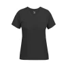 Badger Womens Tri-Blend V-Neck Tee 1 Badger Womens Tri-Blend V-Neck Tee -Schutt Sales Store 496200 bk