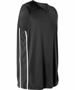 Alleson Mens Side Stripes Basketball Jersey