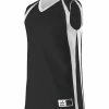 Alleson Youth Reversible Basketball Jersey 1 Alleson Youth Reversible Basketball Jersey -Schutt Sales Store 54mmrw black20white 1