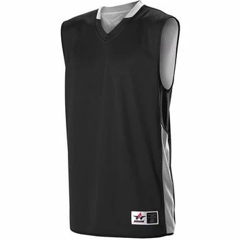 Alleson Mens Single Ply Reversible Basketball Jersey 3 Alleson Mens Single Ply Reversible Basketball Jersey
