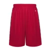 Badger Youth B-Attack 6" Inseam Short 2 Badger Youth B-Attack 6" Inseam Short -Schutt Sales Store 7249 Red 1
