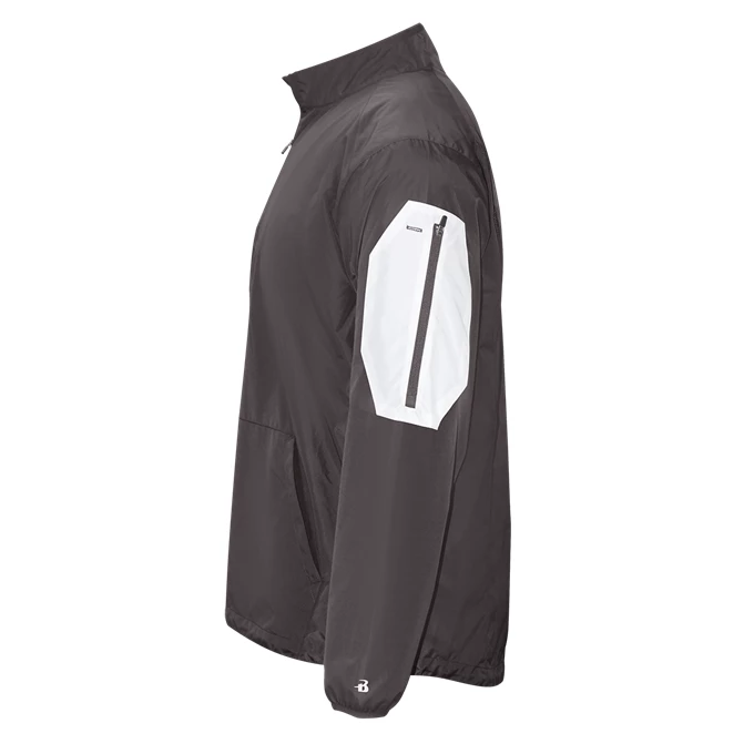 Badger Youth Sideline Long Sleeve Pullover 4 Badger Youth Sideline Long Sleeve Pullover - Image 2