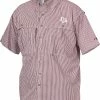 Drake Texas A&M Plaid Wingshooter's Shirt Short Sleeve 2 Drake Texas A&M Plaid Wingshooter's Shirt Short Sleeve -Schutt Sales Store SD ATM 2670