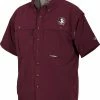 Drake Florida State Cotton Wingshooter's Shirt Short Sleeve 1 Drake Florida State Cotton Wingshooter's Shirt Short Sleeve -Schutt Sales Store SD FSU 1001