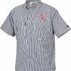 Drake Ole Miss Plaid Wingshooter's Shirt Short Sleeve -Schutt Sales Store SD OLM 2670 navy