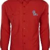 Drake Ole Miss L/S Flyewight Shirt -Schutt Sales Store SD OLM 7001