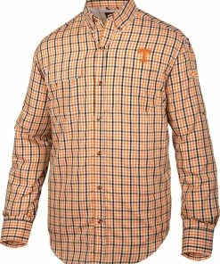 Drake Tennessee Gingham Plaid Wingshooter's Shirt Long Sleeve