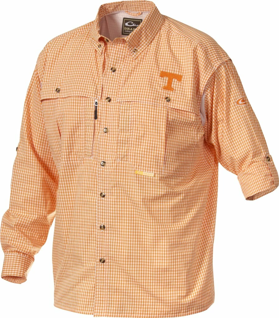 Drake Tennessee Plaid Wingshooter's Shirt Long Sleeve 3 Drake Tennessee Plaid Wingshooter's Shirt Long Sleeve