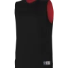 Alleson Mens NBA Reversible Game Basketball Jersey -Schutt Sales Store a105ba black20scarlet 1