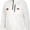 Drake Auburn BreathLite Quarter ZIp 1 Drake Auburn BreathLite Quarter ZIp -Schutt Sales Store drake auburn quater zip wht