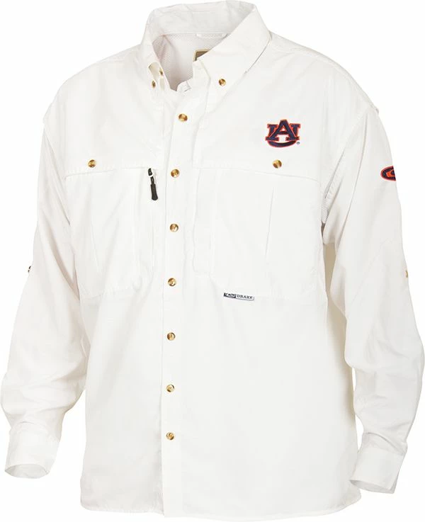 Drake Auburn Vented Long Sleeve Wingshooter's Shirt 4 Drake Auburn Vented Long Sleeve Wingshooter's Shirt - Image 2