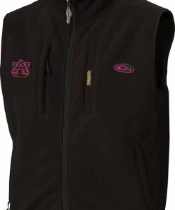 Drake Auburn Windproof Fleece Vest 5 Drake Auburn Windproof Fleece Vest -Schutt Sales Store drake auburn univ windproof fleece vest black