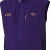 Drake LSU Windproof Fleece Vest 2 Drake LSU Windproof Fleece Vest -Schutt Sales Store drake lsu windproof fleece vest purple
