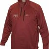 Drake Mississippi State BreathLite Quarter ZIp 1 Drake Mississippi State BreathLite Quarter ZIp -Schutt Sales Store drake mississippi state breathlite quarter zip
