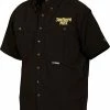 Drake Southern Miss Vented Short Sleeve Wingshooter's Shirt 2 Drake Southern Miss Vented Short Sleeve Wingshooter's Shirt -Schutt Sales Store drake southern miss s s wingshooters shirt black