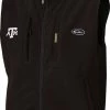 Drake Texas A&M Windproof Fleece Vest 2 Drake Texas A&M Windproof Fleece Vest -Schutt Sales Store drake texas am univ windproof fleece vest black