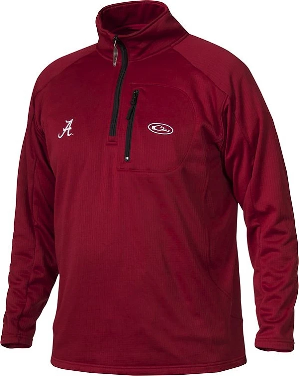 Drake Alabama BreathLite Quarter ZIp 3 Drake Alabama BreathLite Quarter ZIp