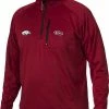 Drake Arkansas BreathLite Quarter ZIp 2 Drake Arkansas BreathLite Quarter ZIp -Schutt Sales Store drake univ of arkansas breathelite quarter zip