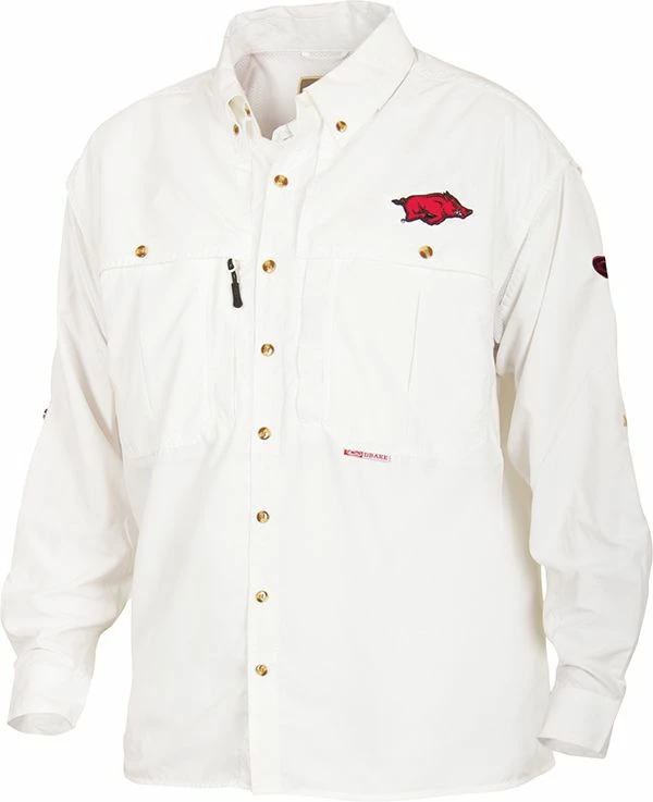 Drake Arkansas Vented Long Sleeve Wingshooter's Shirt 4 Drake Arkansas Vented Long Sleeve Wingshooter's Shirt - Image 2