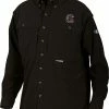 Drake South Carolina Vented Long Sleeve Wingshooter's Shirt 1 Drake South Carolina Vented Long Sleeve Wingshooter's Shirt -Schutt Sales Store drake univ of south carolina l s wingshooters shirt black