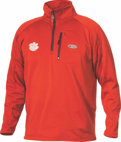 Drake Clemson Breathlite 1/4 Zip 3 Drake Clemson Breathlite 1/4 Zip