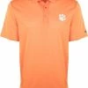 Drake Clemson Vintage Heathered Polo 2 Drake Clemson Vintage Heathered Polo -Schutt Sales Store sd clm 4020