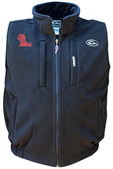 Drake Ole Miss Windproof Layering Vest 3 Drake Ole Miss Windproof Layering Vest