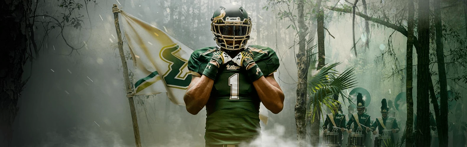 Schutt Sales Store -Schutt Sales Store usf football bullsunite player banner cropped 2015